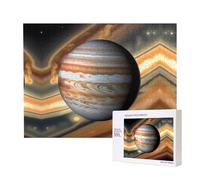 Poezjzw Jupiter Landscape Adult Classic Jigsaw 500 Pieces Wooden Puzzle Modern Home Decor Intellectual Game 52 X 38 Cm