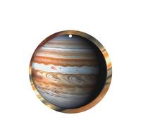 Poezjzw Jupiter Landscape Pattern Car Air Fresheners 6 Pcs Round Shape Hanging Aromatherapy Tablets Scented Fresheners For Bedroom Bathroom