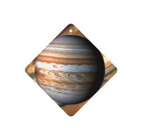 Poezjzw Jupiter Landscape Pattern Car Air Fresheners 6 Pcs Square Hanging Aromatherapy Tablets Scented Fresheners For Bedroom Bathroom