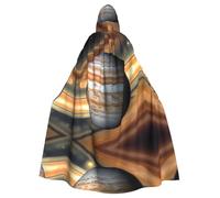 POEZJZW Jupiter Landscape Pattern Hooded Cloak Robe Costume For Adult Men Women Christmas Hoodies Cape Cosplay Costumes