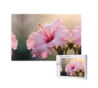 Poezjzw Korean National Flower Puzzles For Adult 1000 Pieces Wooden Jigsaw For Family Friend Home Decor Wall Art 29.5 X 19.7 In
