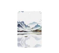 Poezjzw Landscape Painting Pattern Car Air Fresheners 6 Pcs Rectangle Hanging Aromatherapy Tablets Scented Fresheners For Bedroom Closet Shoe