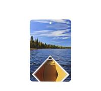 Poezjzw Landscape Pattern Car Air Fresheners 6 Pcs Rectangle Hanging Aromatherapy Tablets Scented Fresheners For Bedroom Closet Shoe
