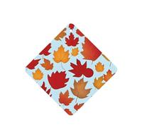 Poezjzw Leaves Autumn Fall Pattern Car Air Fresheners 6 Pcs Square Hanging Aromatherapy Tablets Scented Fresheners For Bedroom Bathroom