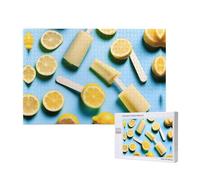 Poezjzw Lemon Popsicle Adult Classic Jigsaw 1000 Pieces Wooden Puzzle Modern Home Decor Intellectual Game 75x50cm
