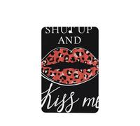 Poezjzw Leopard Lips Pattern Car Air Fresheners 4 Pcs Rectangle Hanging Aromatherapy Tablets Scented Fresheners For Bedroom Closet Shoe