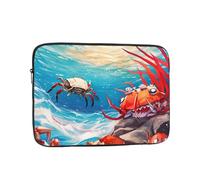 POEZJZW Little Crab Inside T Laptop Bag Handheld Portable Briefcase Shockproof Protective Sleeve Computer Inner Bag For 17 inch inch Laptop, Black, 17 Inch