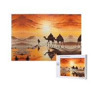 Poezjzw Lok Ling In The Evening Sun Puzzles For Adult 1000 Pieces Wooden Jigsaw For Family Friend Home Decor Wall Art 29.5 X 19.7 In