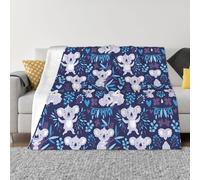 POEZJZW Lovely Koala Pattern Blanket Super Soft Flanne Warm Blanket Bed Sofa Living Room Film 50"X40"