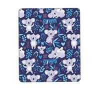 POEZJZW Lovely Koala Textured Mouse Pad, Rubberized Locking Edge Anti-Slip Mouse Pad For Office Gaming Computer Laptop 10 X 12 Inch