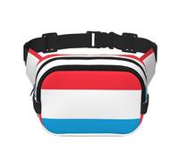 Poezjzw Luxembourg Flag Travel Waist Bag Suitable For Running, Cycling And Outdoor Adventures, Store Mobile Phones And Credit Cards, Black, One Size, Black, One Size