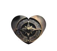 Poezjzw Magical Design Norse Runes Compass Pattern Car Air Fresheners 4 Pcs Heart Shape Hanging Aromatherapy Tablets Scented Fresheners For Bedroom Bathroom