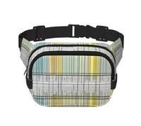 Poezjzw Math Abstract Patterns Travel Waist Bag Suitable For Running, Cycling And Outdoor Adventures, Store Mobile Phones And Credit Cards, Black, One Size