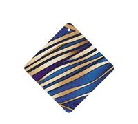 Poezjzw Minimalist Lines Pattern Car Air Fresheners 4 Pcs Square Hanging Aromatherapy Tablets Scented Fresheners For Bedroom Bathroom