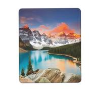 POEZJZW National Park Textured Mouse Pad, Rubberized Locking Edge Anti-Slip Mouse Pad For Office Gaming Computer Laptop 7.9 X 9.5 In
