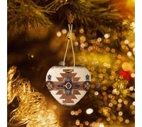 Poezjzw Native American Patterns Pattern Christmas Ceramic Pendant Decorations Suitable For Home Shopping Malls And Holiday Celebrations