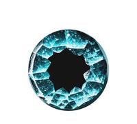 Poezjzw Natural Stone Crystals Pattern Car Air Fresheners 4 Pcs Round Shape Hanging Aromatherapy Tablets Scented Fresheners For Bedroom Bathroom