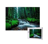 Poezjzw Nature Landscape Stream Adult Classic Jigsaw 1000 Pieces Wooden Puzzle Modern Home Decor Intellectual Game 75x50cm