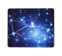 POEZJZW Neuron Cells Pattern Mouse Pad, Portable Office Non-Slip Rubber Base Wireless Mouse Pad for Office Laptop Computer Pc 7 X 8.6 in