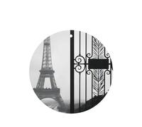 Poezjzw Paris Eiffel Tower Pattern Car Air Fresheners 4 Pcs Round Shape Hanging Aromatherapy Tablets Scented Fresheners For Bedroom Closet Shoe