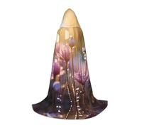 POEZJZW Phayah Christma Hoodie Halloween Witch Witchcraft Robe | After Rain Pattern Hooded Poncho For Cosplay Halloween Costume Party Masquerade