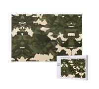 Poezjzw Puzzles For Adults 1000 Pieces Suitable For Family Leisure And Improving Hands-On Ability Army Camouflage Pattern