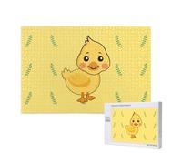 Poezjzw Puzzles For Adults 1000 Pieces Suitable For Family Leisure And Improving Hands-On Ability Cartoon Duck Pattern