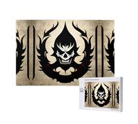 Poezjzw Puzzles For Adults 1000 Pieces Suitable For Family Leisure And Improving Hands-On Ability Devil Satan Pattern
