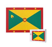 Poezjzw Puzzles For Adults 1000 Pieces Suitable For Family Leisure And Improving Hands-On Ability Flag Of Grenada Pattern
