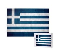 Poezjzw Puzzles For Adults 1000 Pieces Suitable For Family Leisure And Improving Hands-On Ability Greek Flag Pattern