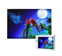 Poezjzw Puzzles For Adults 1000 Pieces Suitable For Family Leisure And Improving Hands-On Ability Parrot Pattern