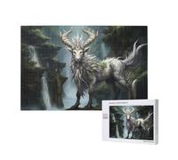 Poezjzw Puzzles For Adults 1000 Pieces Suitable For Family Leisure And Improving Hands-On Ability Sheep In The Forest Pattern