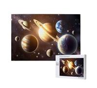 Poezjzw Puzzles For Adults 1000 Pieces Suitable For Family Leisure And Improving Hands-On Ability Space Planet Pattern