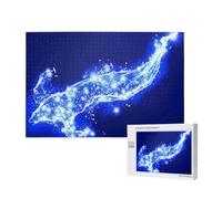 Poezjzw Puzzles For Adults 1000 Pieces Suitable For Family Leisure And Improving Hands-On Ability Space Luminary Pattern