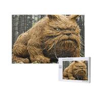 Poezjzw Puzzles For Adults 1000 Pieces Suitable For Family Leisure And Improving Hands-On Ability Strange Monster Pattern
