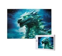 Poezjzw Puzzles For Adults 1000 Pieces Suitable For Family Leisure And Improving Hands-On Ability Strange Beast Head Pattern