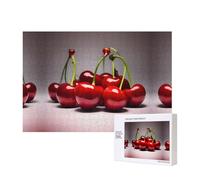 Poezjzw Puzzles For Adults 300 Pieces Suitable For Family Leisure And Improving Hands-On Ability Chilean Cherries Pattern