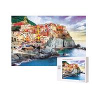 Poezjzw Puzzles For Adults 300 Pieces Suitable For Family Leisure And Improving Hands-On Ability Cinque Terre Scenery Pattern