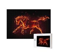 Poezjzw Puzzles For Adults 300 Pieces Suitable For Family Leisure And Improving Hands-On Ability Horse Pattern