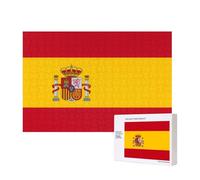 Poezjzw Puzzles For Adults 300 Pieces Suitable For Family Leisure And Improving Hands-On Ability Spanish Flag Pattern