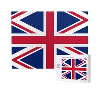 Poezjzw Puzzles For Adults 500 Pieces Suitable For Family Leisure And Improving Hands-On Ability British Flag Pattern