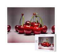 Poezjzw Puzzles For Adults 500 Pieces Suitable For Family Leisure And Improving Hands-On Ability Chilean Cherries Pattern