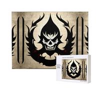 Poezjzw Puzzles For Adults 500 Pieces Suitable For Family Leisure And Improving Hands-On Ability Devil Satan Pattern