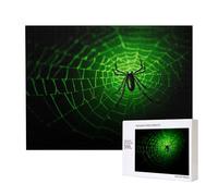 Poezjzw Puzzles For Adults 500 Pieces Suitable For Family Leisure And Improving Hands-On Ability Spider Web Pattern