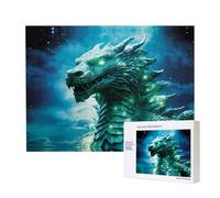 Poezjzw Puzzles For Adults 500 Pieces Suitable For Family Leisure And Improving Hands-On Ability Strange Beast Head Pattern
