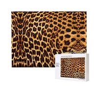 Poezjzw Puzzles For Adults 500 Pieces Suitable For Family Leisure And Improving Hands-On Ability Stripes On Leopards Pattern