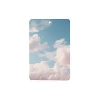 Poezjzw Rectangle Lavender Scent Car Air Fresheners A Cloud Pattern 4 Pcs Aromatherapy Tablets For Wardrobe Shoe