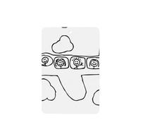 Poezjzw Rectangle Lavender Scent Car Air Fresheners Airplane Flying Pattern 6 Pcs Aromatherapy Tablets For Wardrobe Shoe Cabinet Eliminate