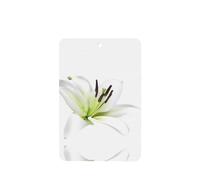 Poezjzw Rectangle Lavender Scent Car Air Fresheners Beautiful-Lilies Pattern 4 Pcs Aromatherapy Tablets For Wardrobe Shoe Cabinet Eliminate