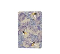 Poezjzw Rectangle Lavender Scent Car Air Fresheners Bee Flying Pattern 4 Pcs Aromatherapy Tablets For Wardrobe Shoe Cabinet Eliminate